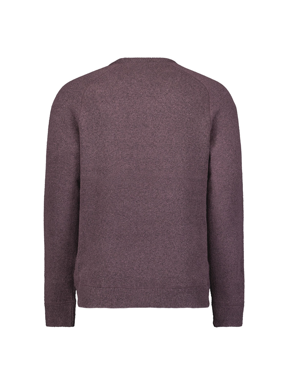 Melange wool jumper | Dark Wine