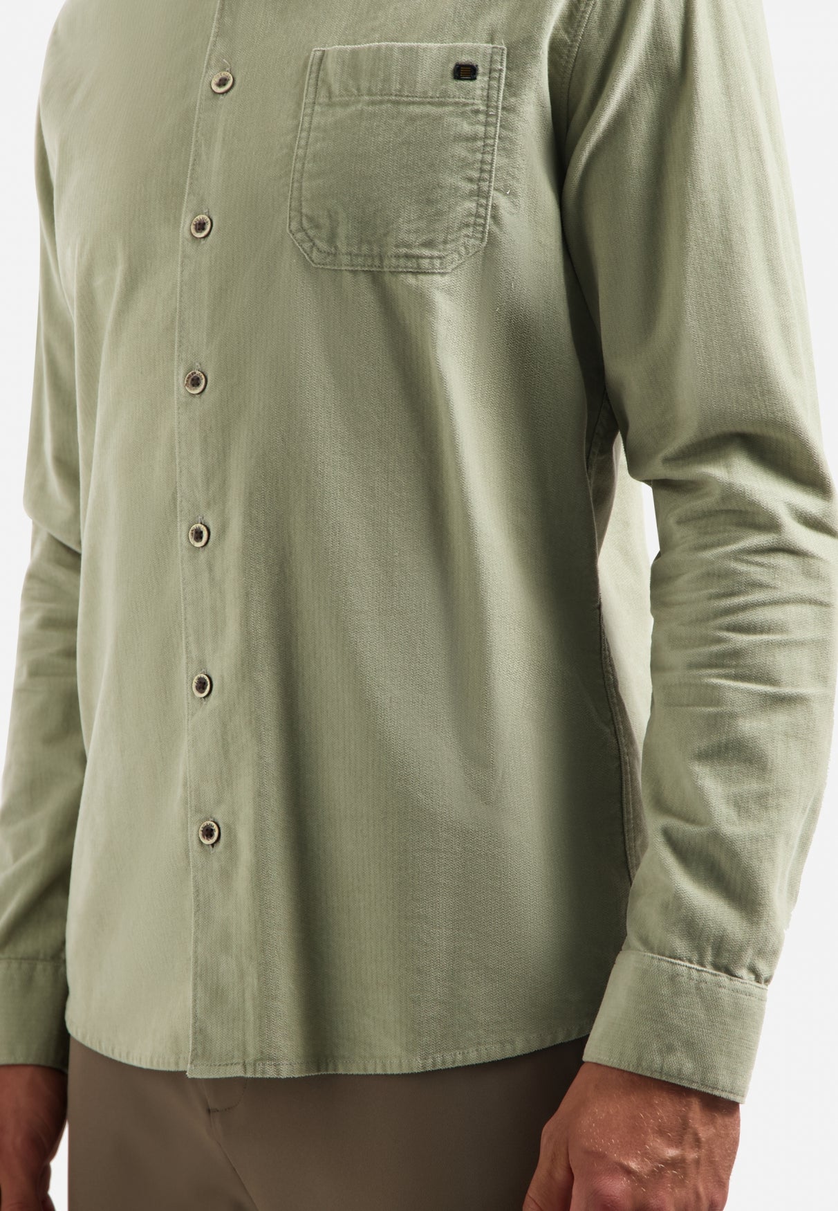 Corduroy shirt | Light Moss