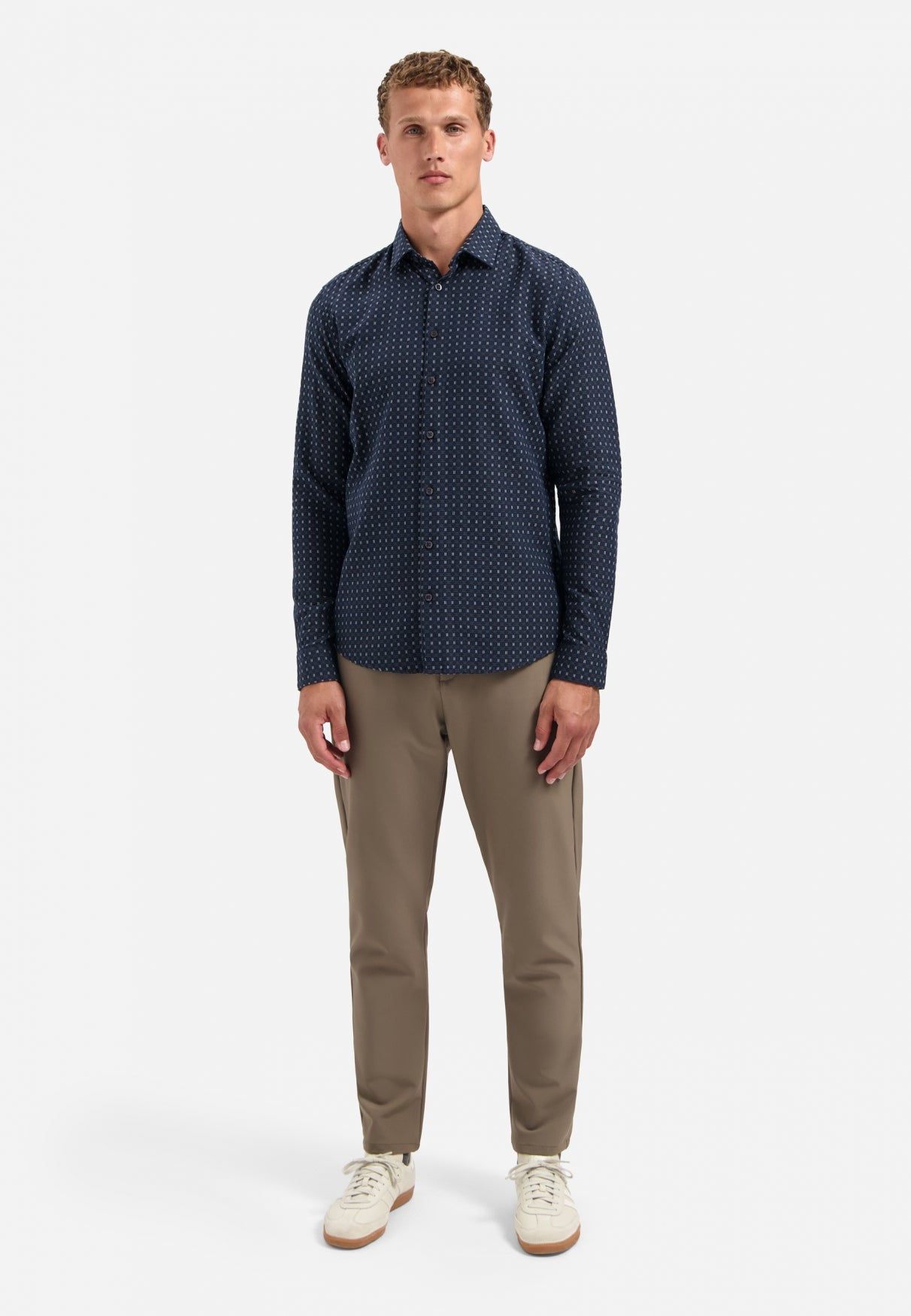 Woven jaquard shirt | Night