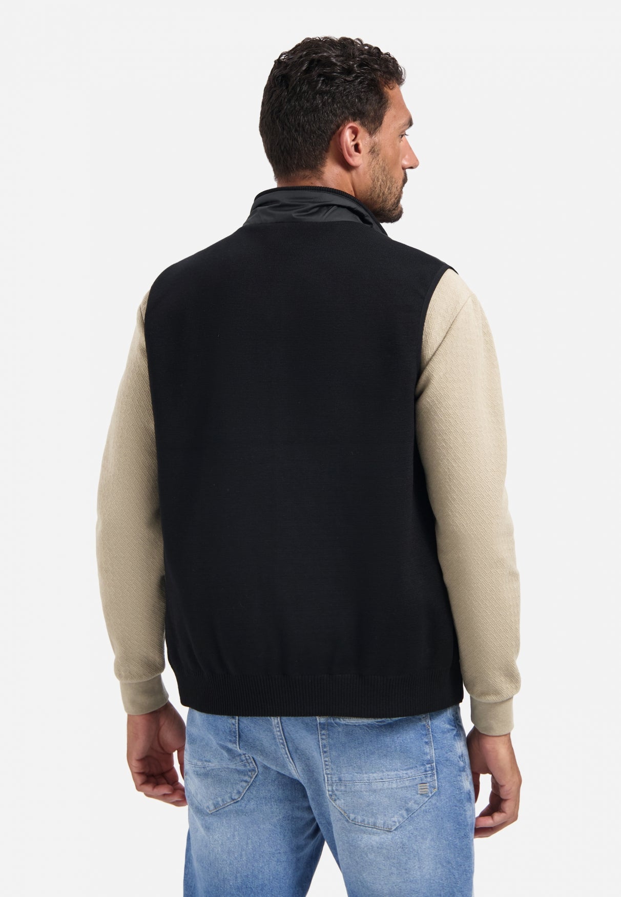 Padded bodywarmer | Black