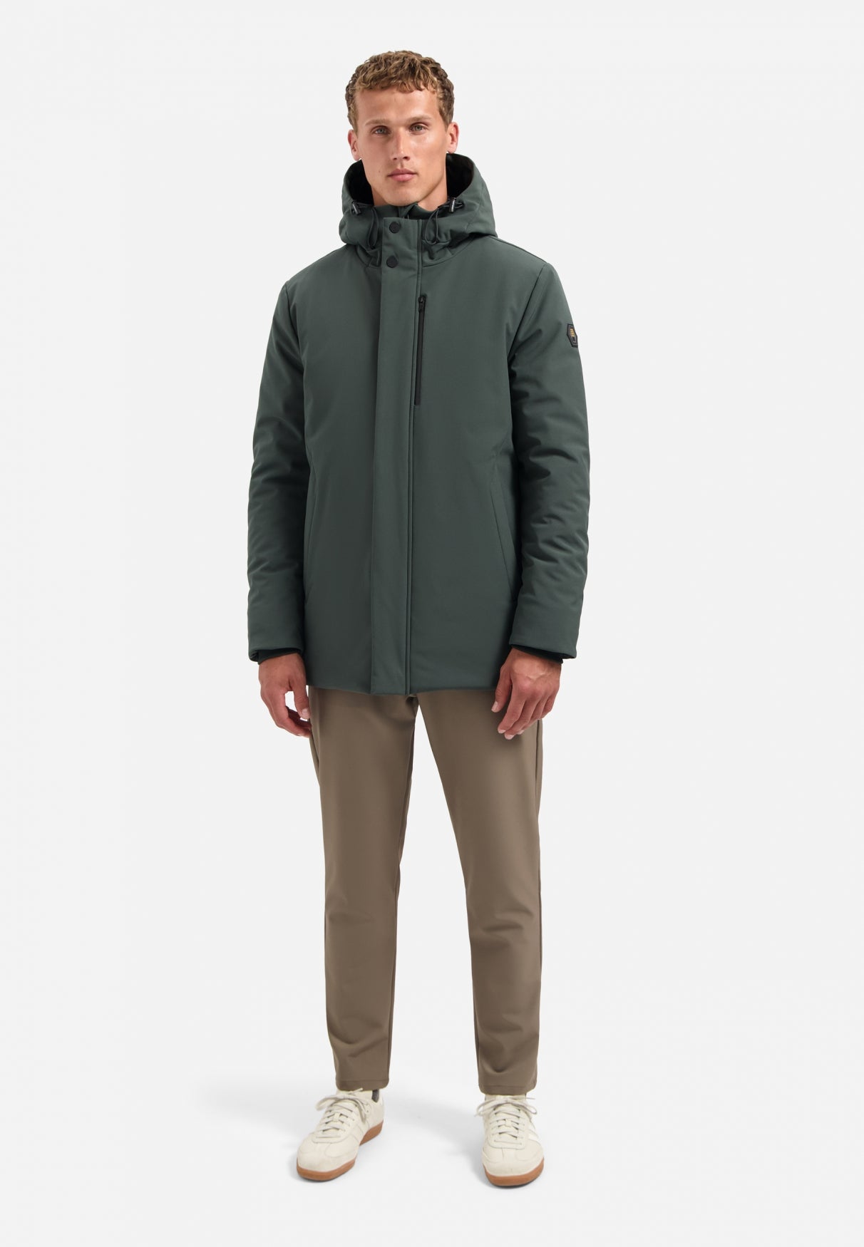 Softshell parka | Dark Steel
