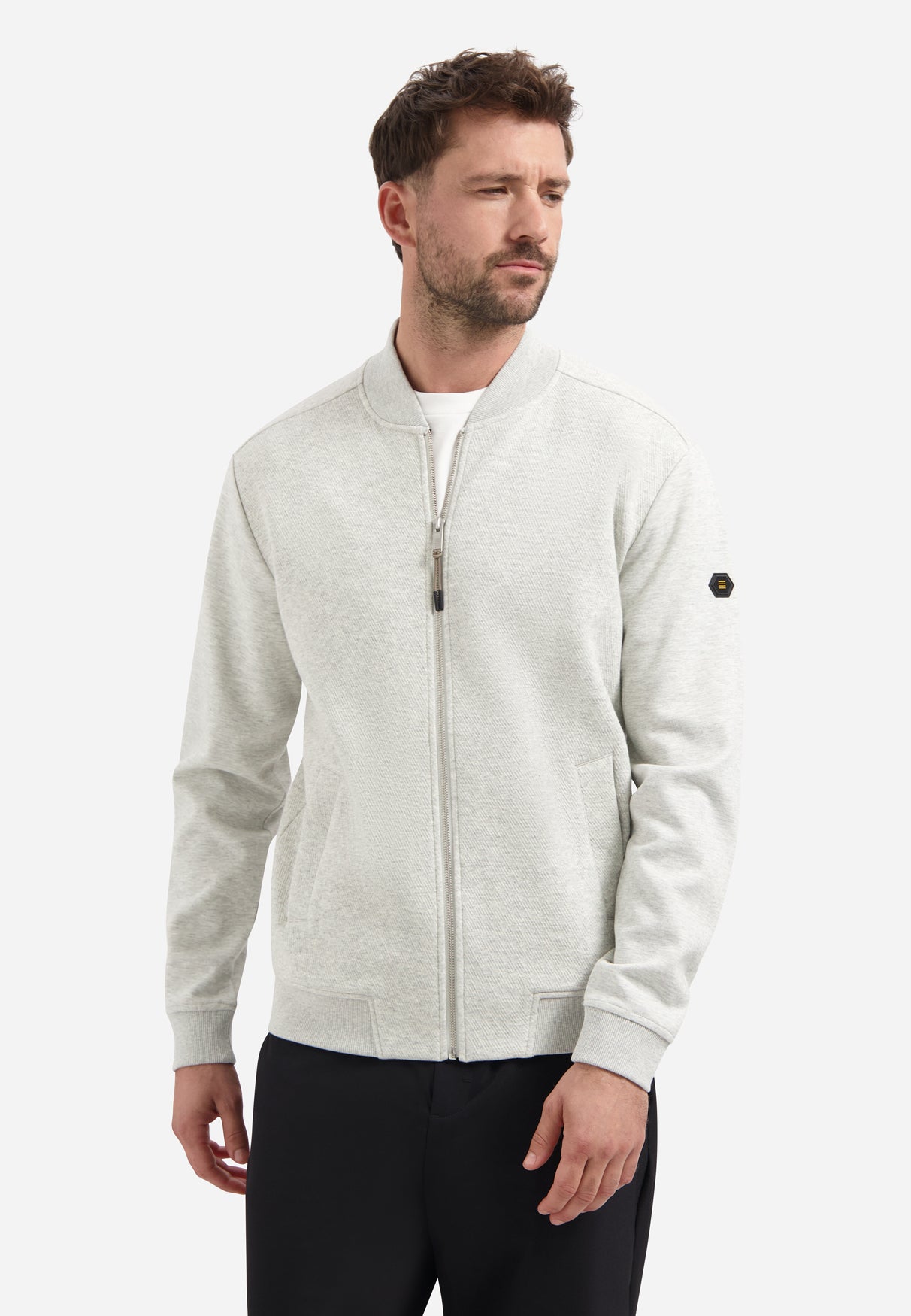 Melierter Strick-Cardigan | Kit Melange