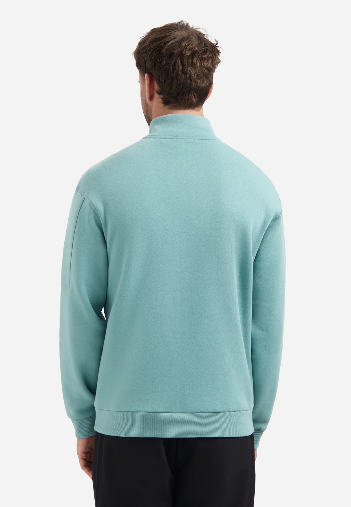 Sweater mit halbem Reißverschluss | Seablue