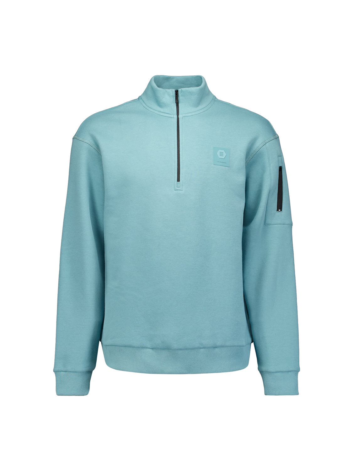 Sweater mit halbem Reißverschluss | Seablue