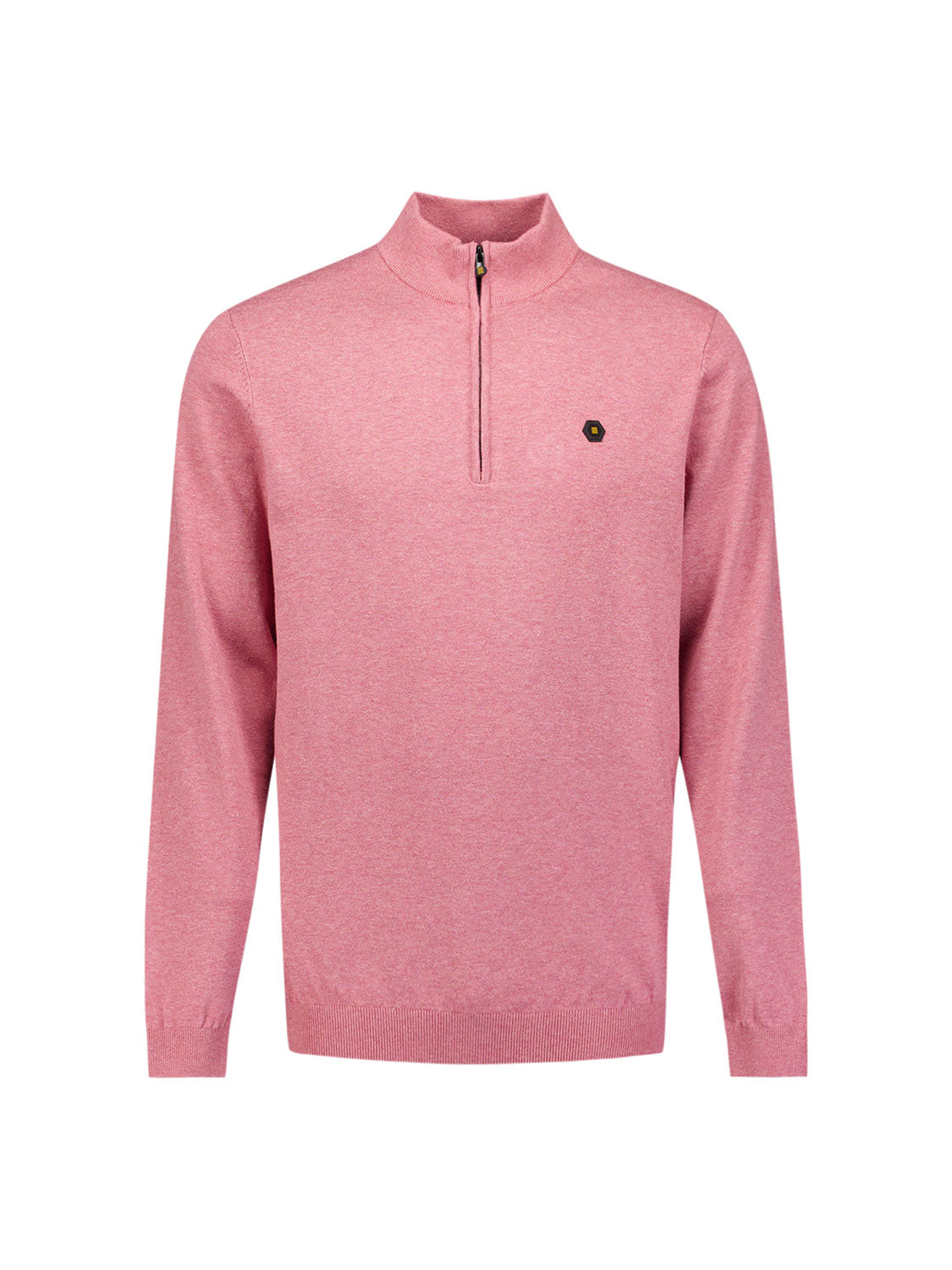 High neck jumper | Old Pink