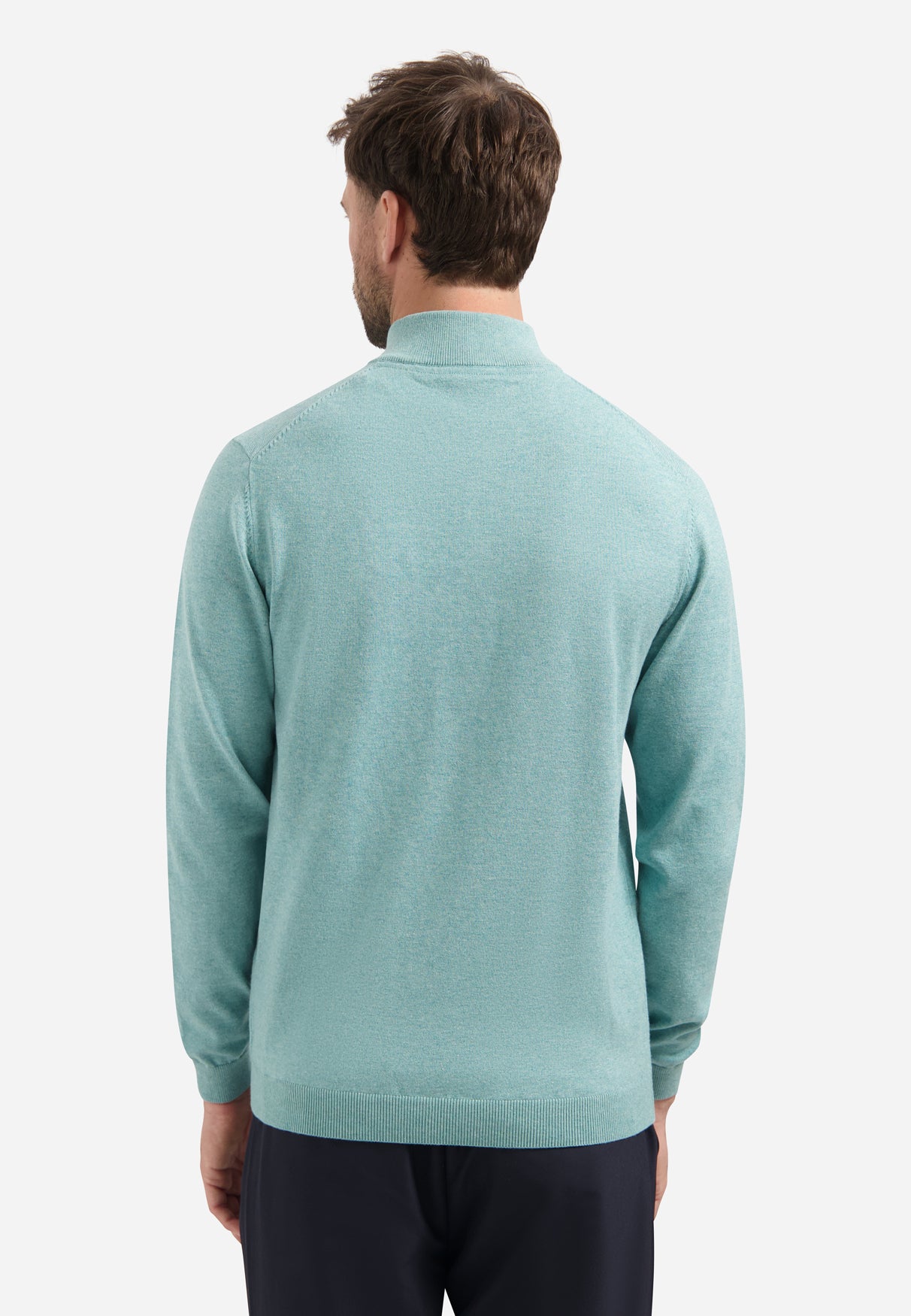 High neck jumper | Arctic Blue