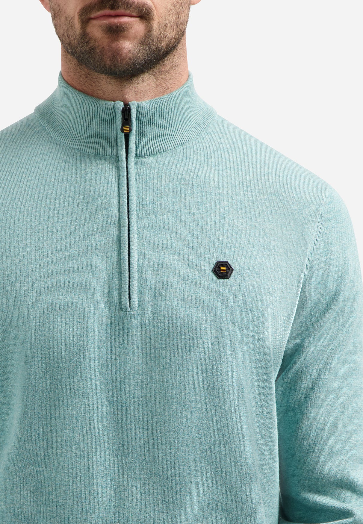 High neck jumper | Arctic Blue