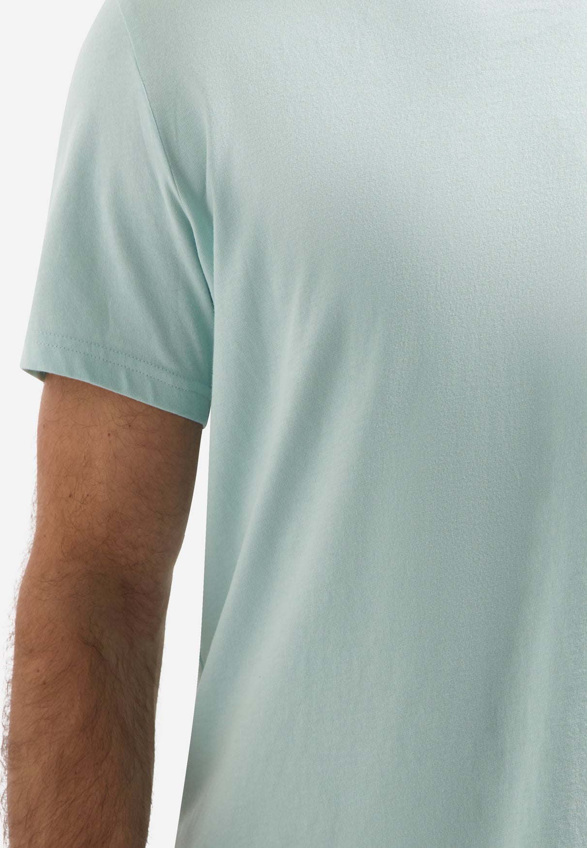 T-Shirt mit Rundhalsausschnitt  | Arctic Blue