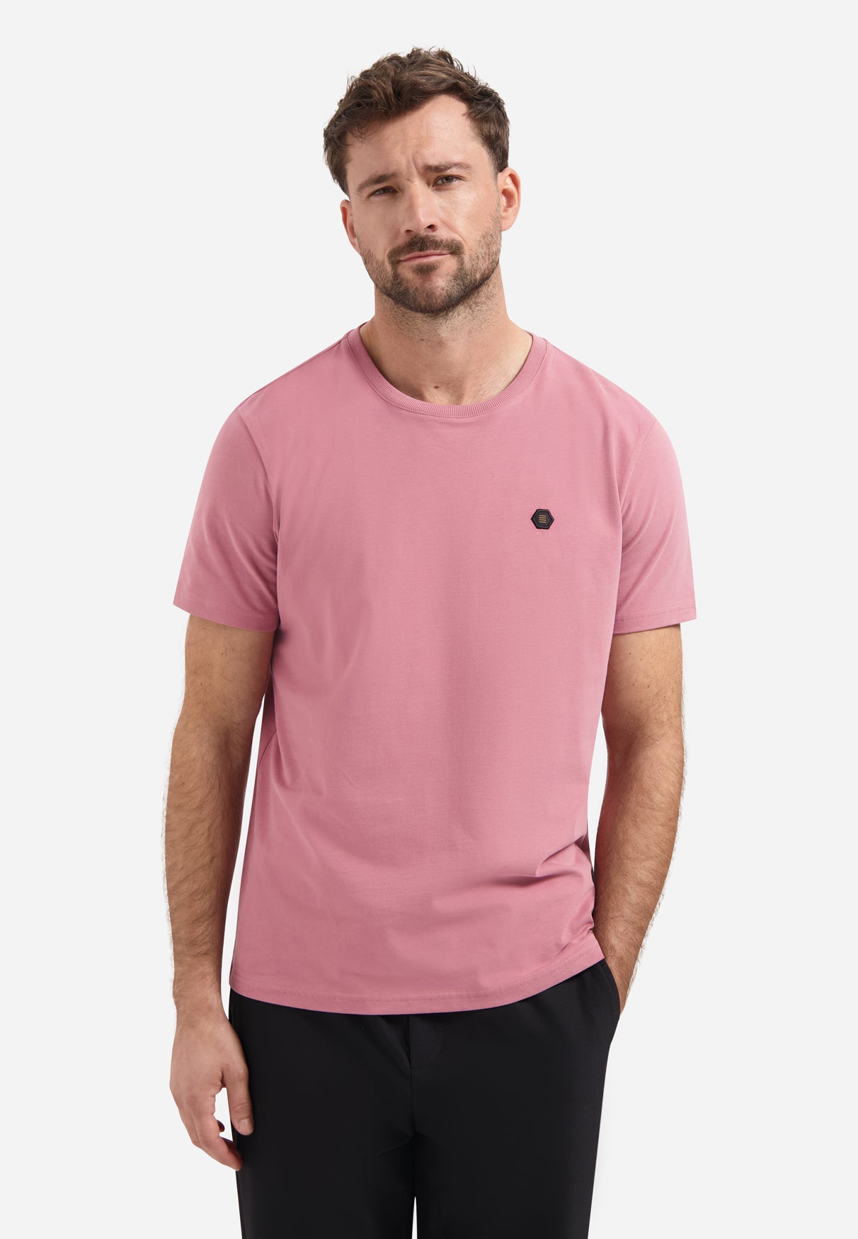 T-Shirt mit weichem Finish | Old Pink