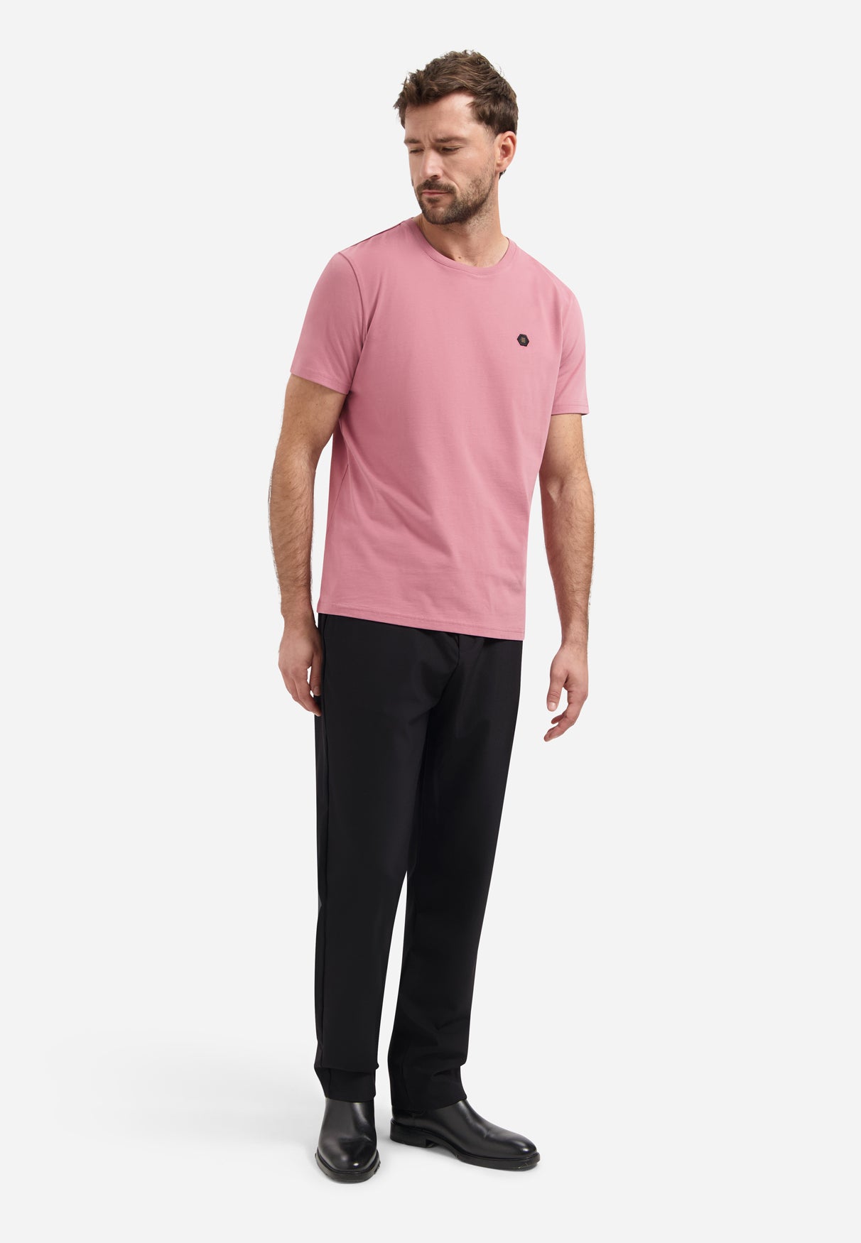 T-Shirt mit weichem Finish | Old Pink