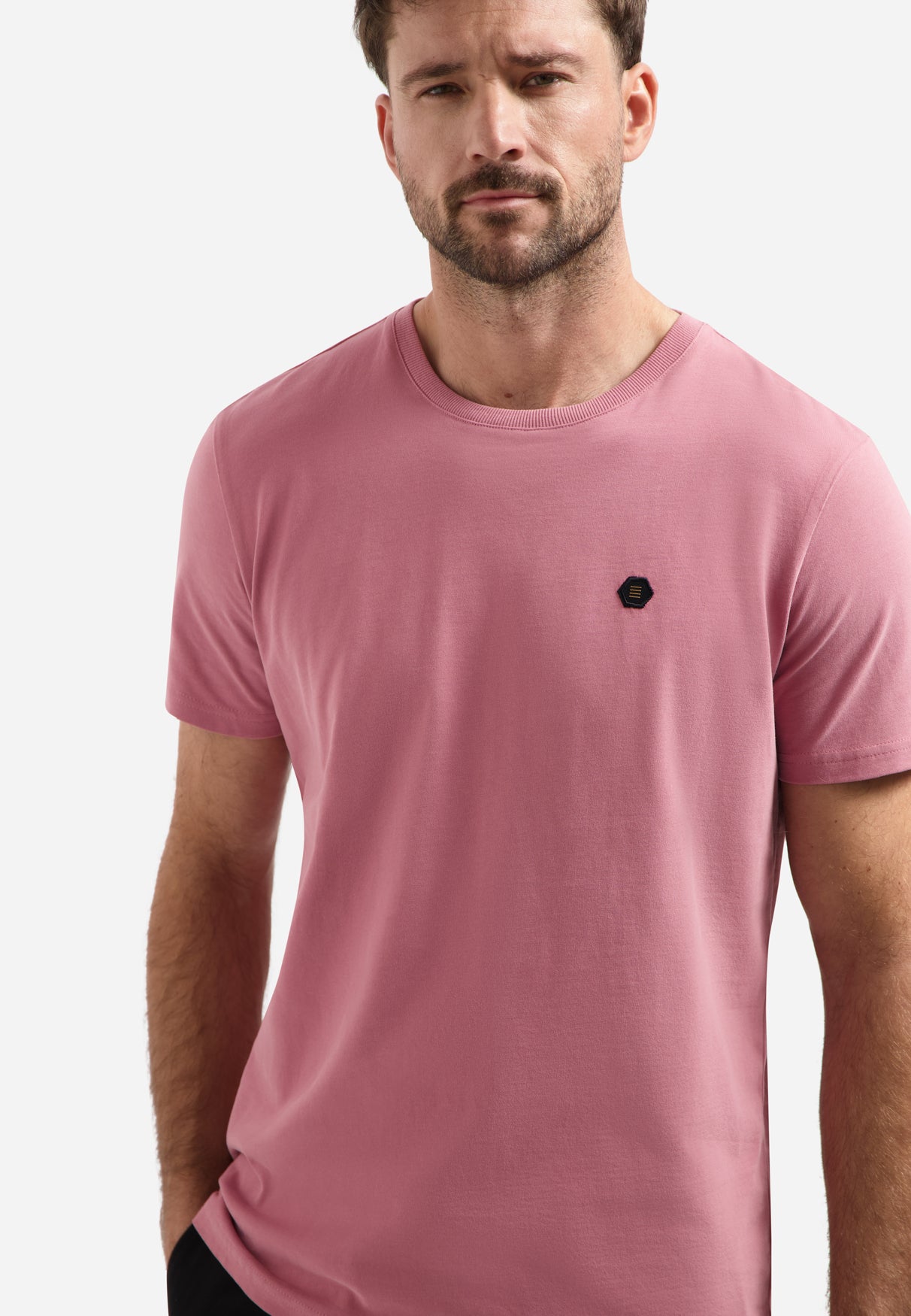 T-Shirt mit weichem Finish | Old Pink