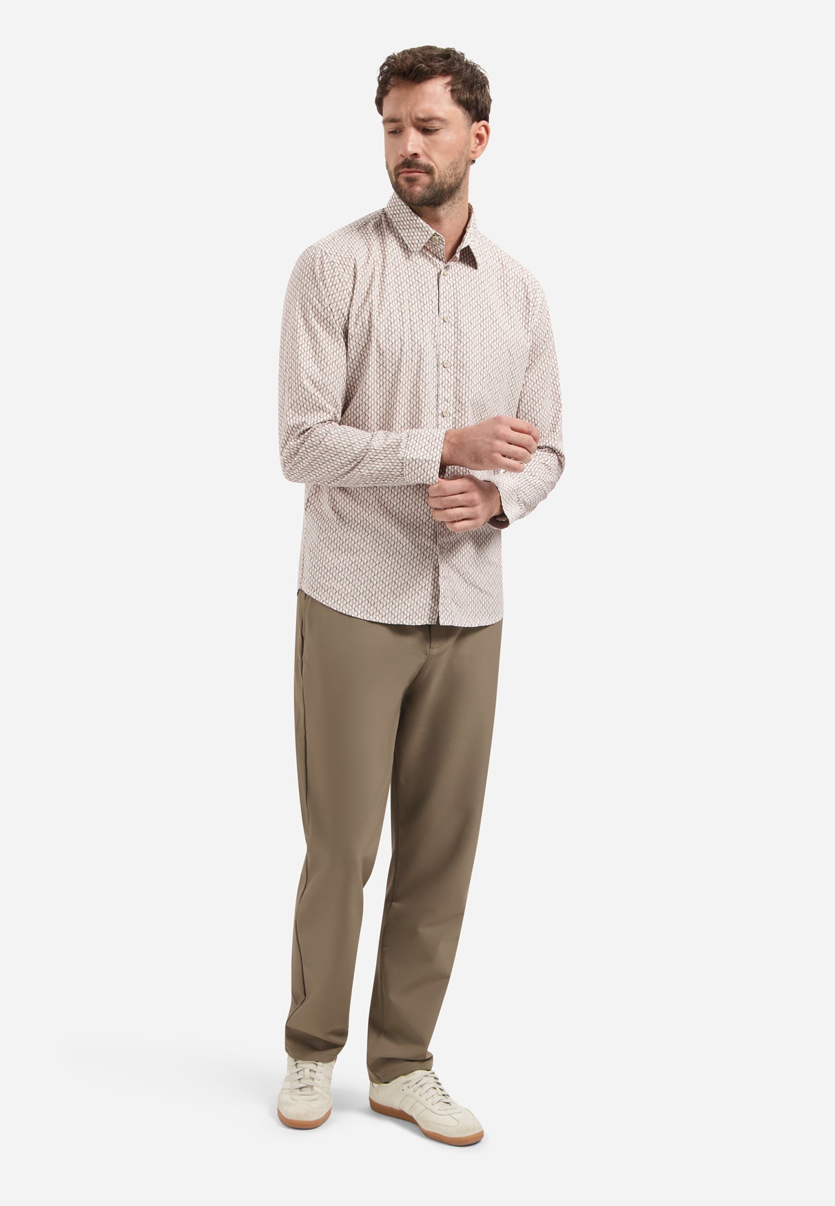Printed shirt | White