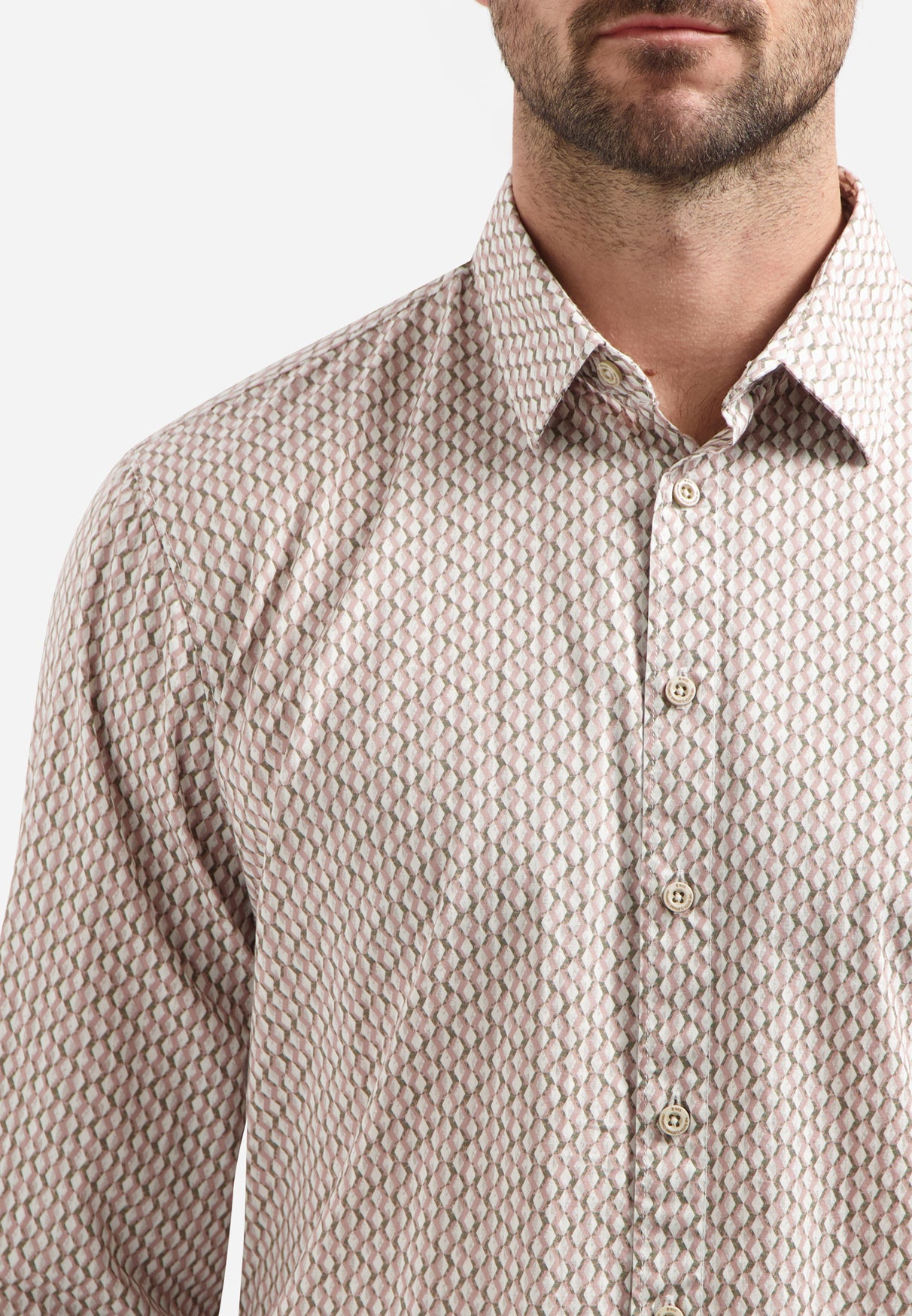 Printed shirt | White