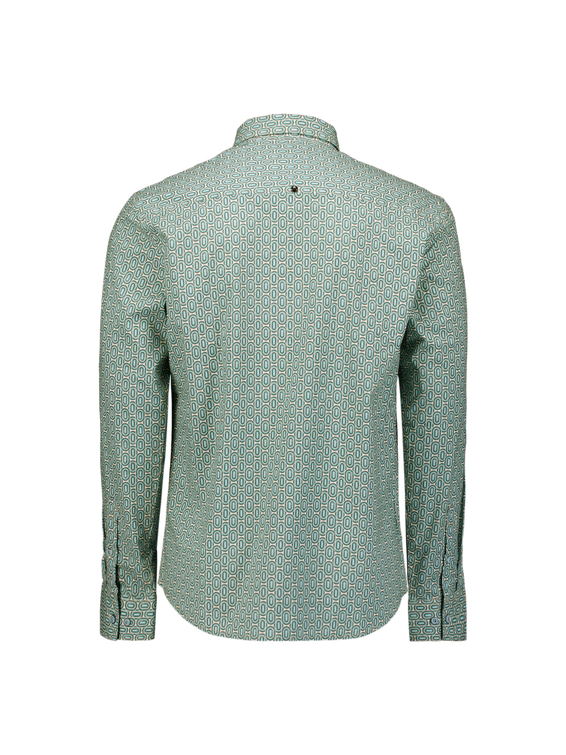 Hemd mit Allover-Print | Seablue