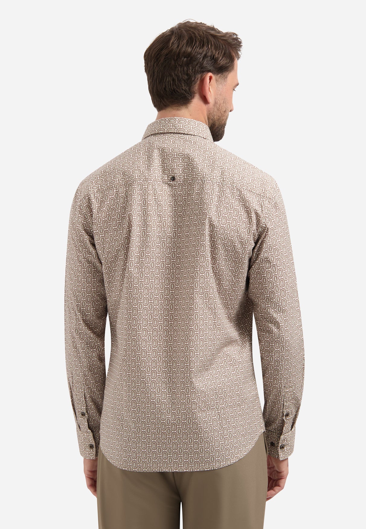 Hemd mit Allover-Print | Red Wine
