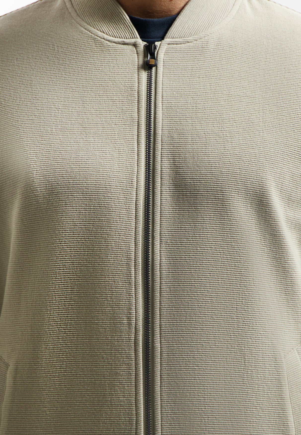 Strukturiertes Sweatshirt | Taupe