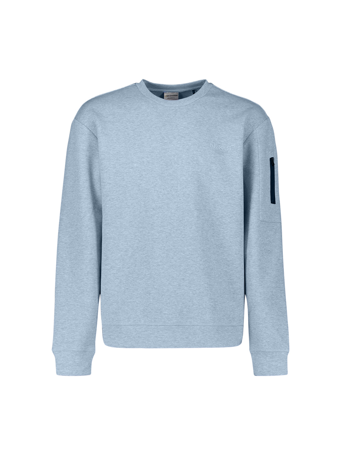 Melange-Pullover | Blue
