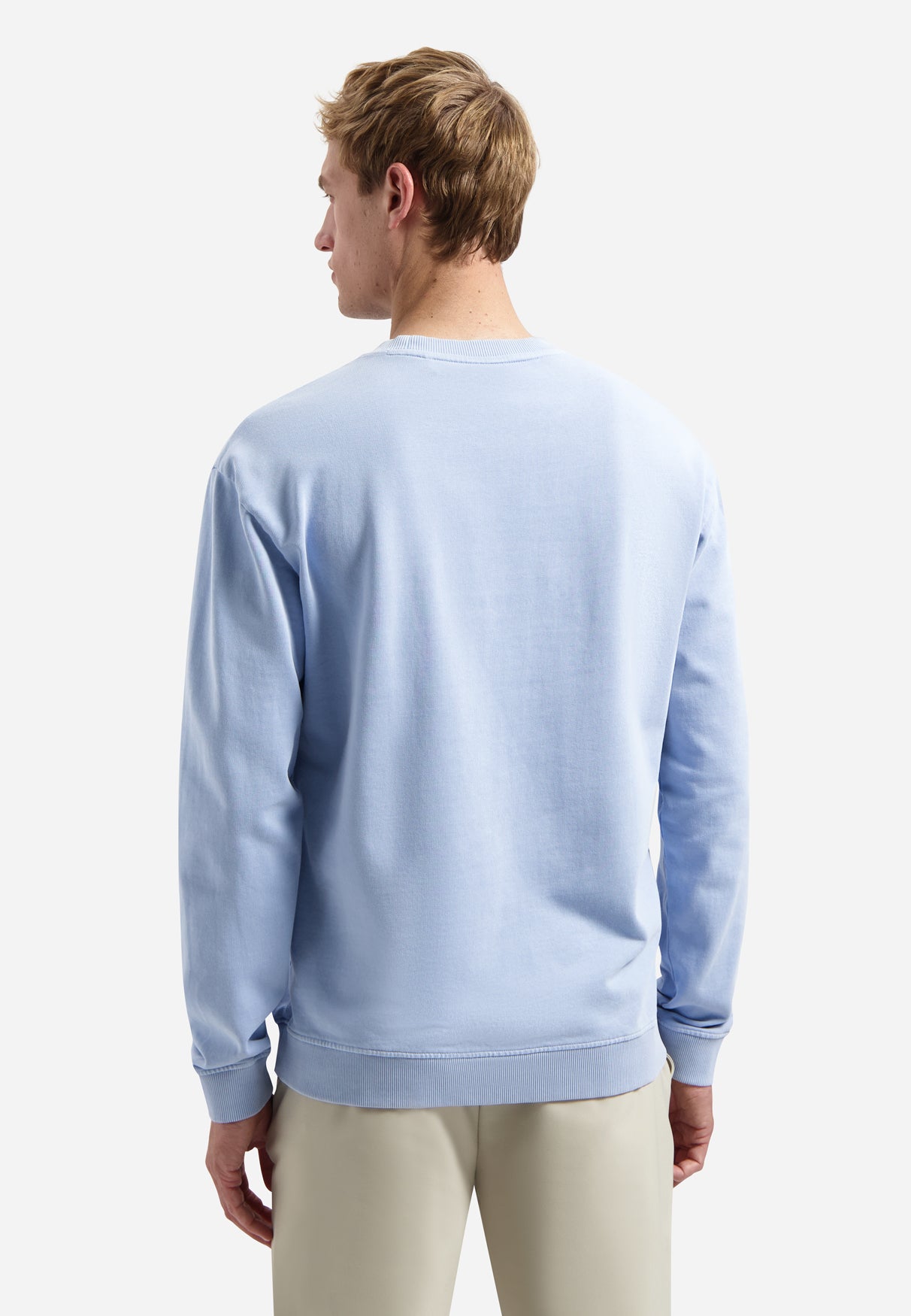 Pullover mit Garment-Dyeing-Verfahren | Blue