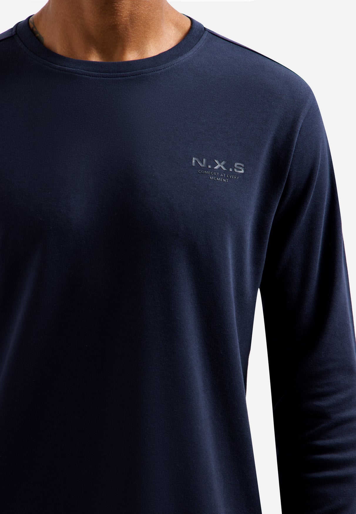 Interlock long-sleeved T-shirt | Night