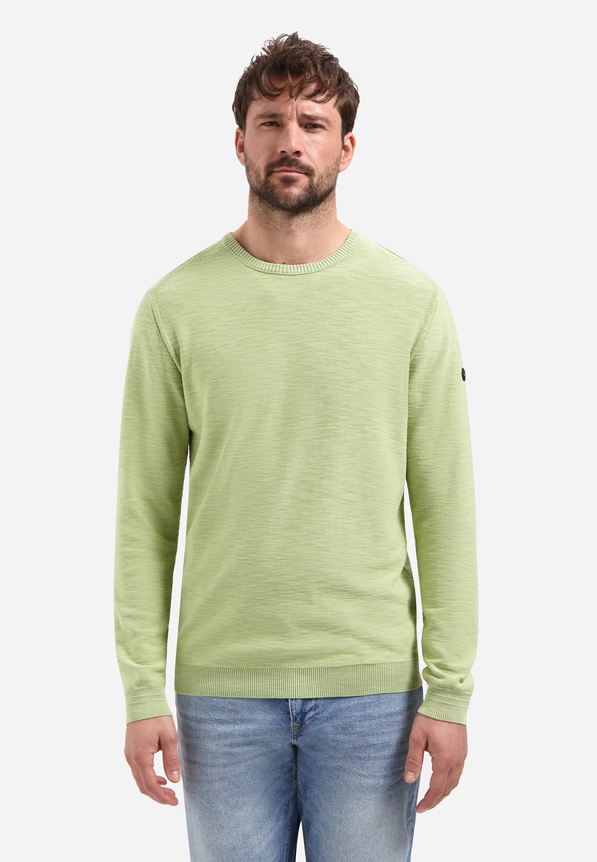 Feinstrick-Pullover | Green