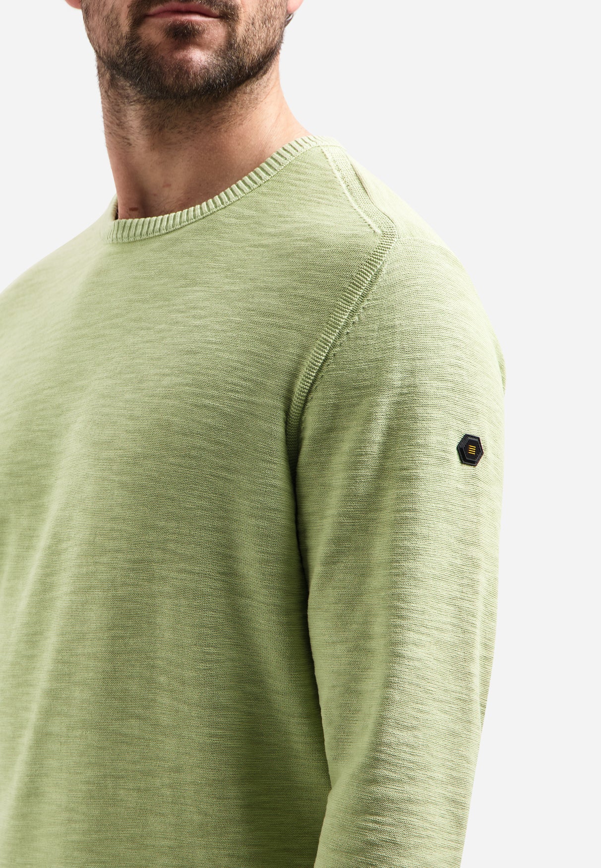 Feinstrick-Pullover | Green