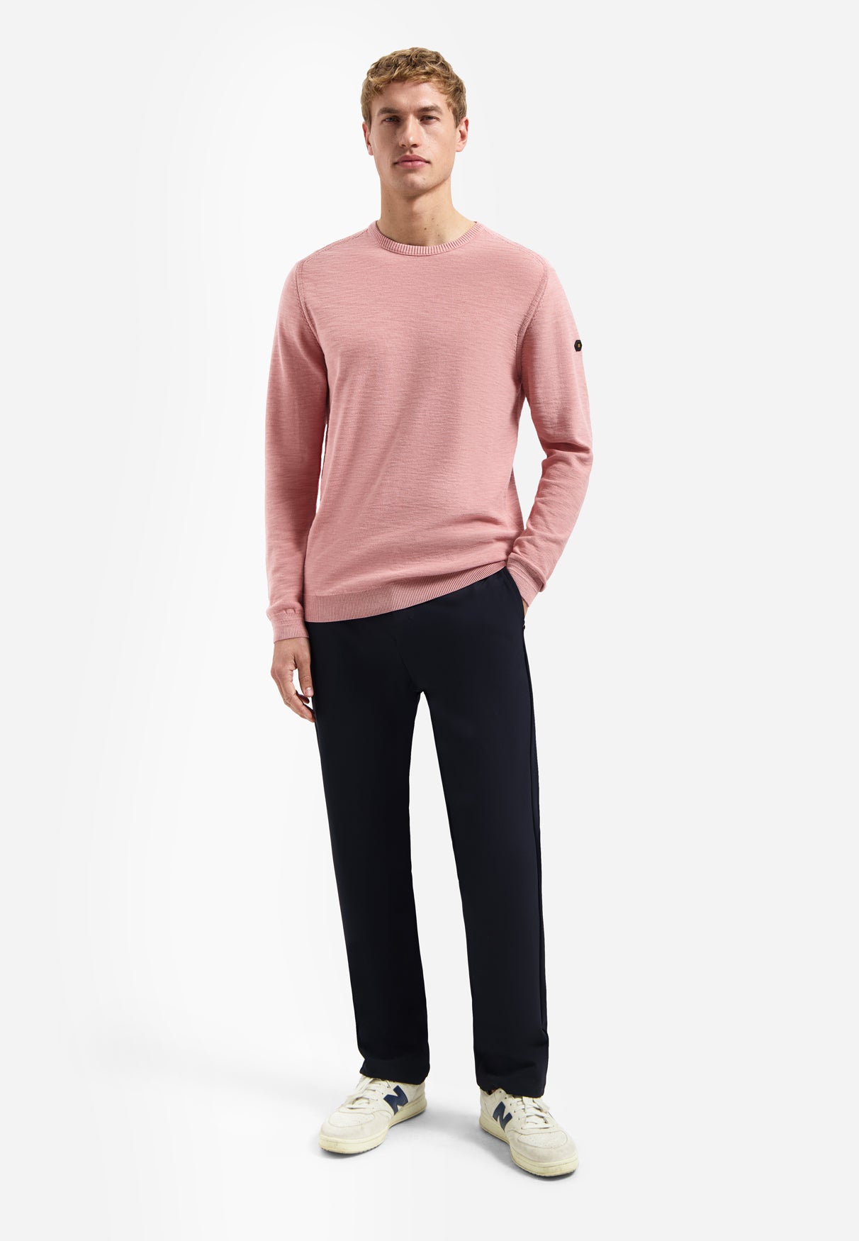 Feinstrick-Pullover | Light Mauve