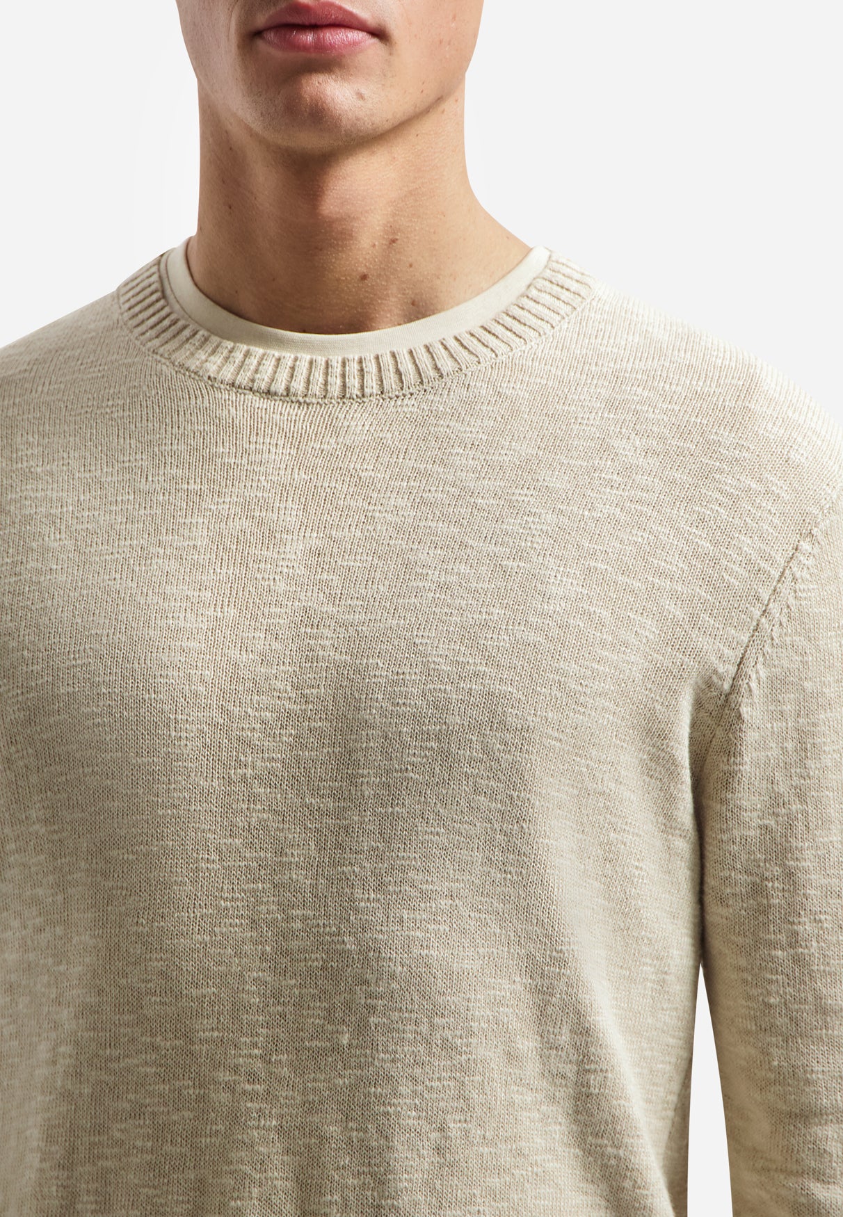 Slub sweater | Desert