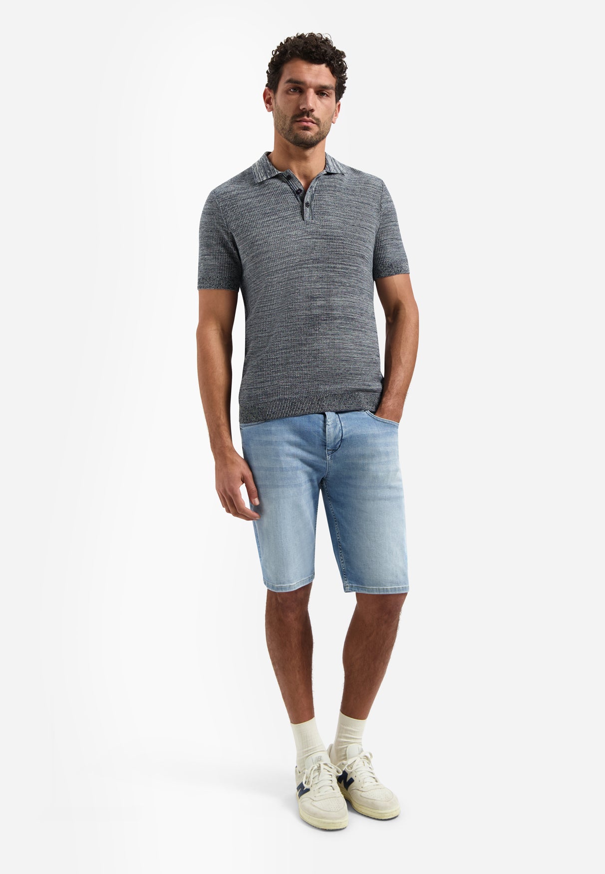 Strick-Poloshirt | Night