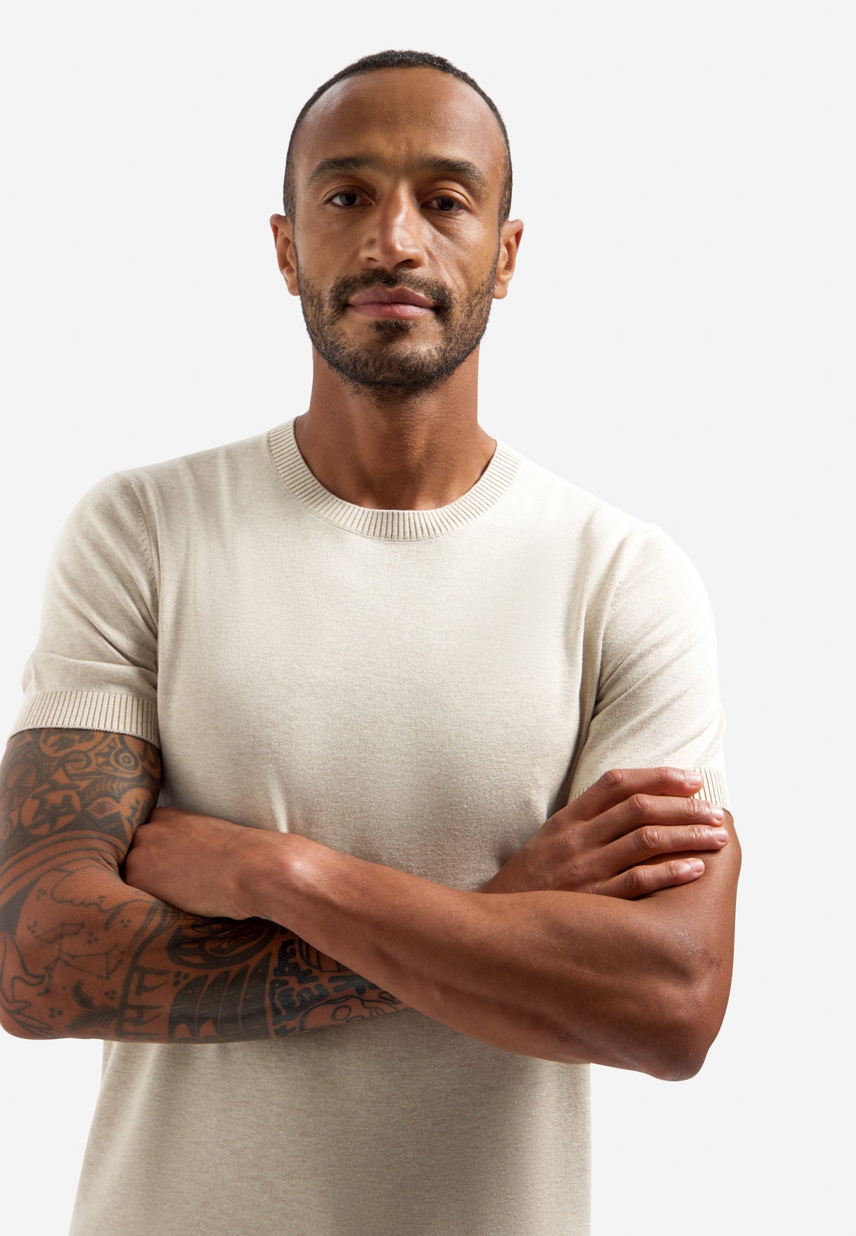 Strick-T-Shirt | Desert