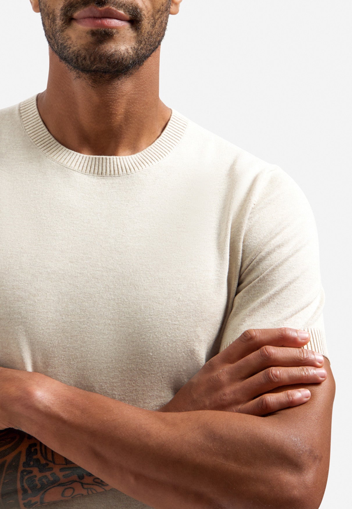 Strick-T-Shirt | Desert