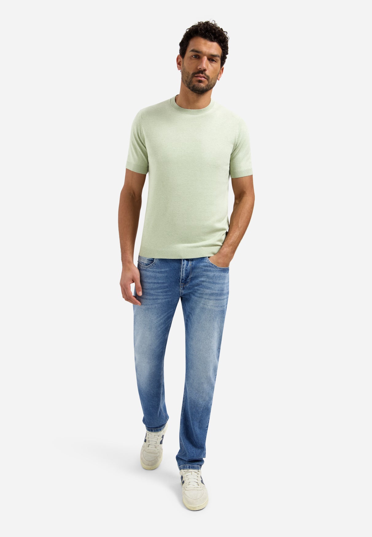Knitted T-shirt | Green