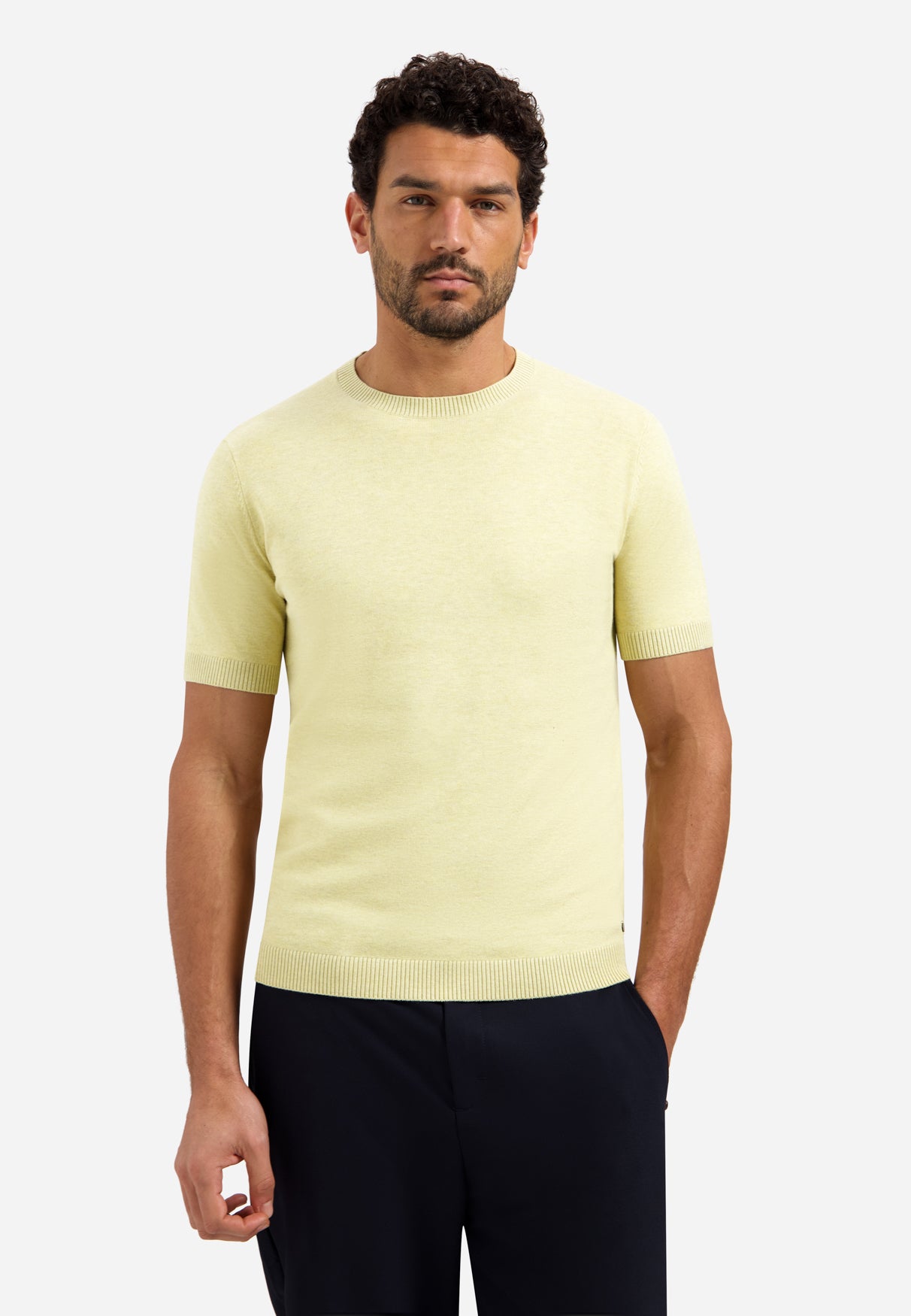 Strick-T-Shirt | Yellow