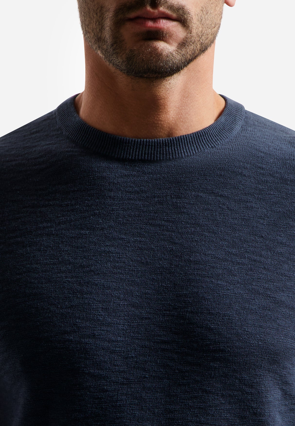 Knitted slub T-shirt | Night