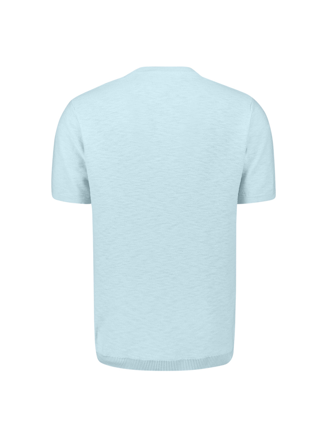 Knitted slub T-shirt | Sky
