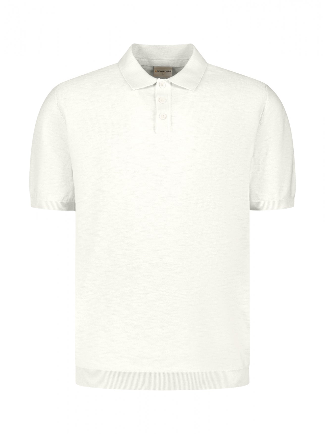 Strick-Slub-Poloshirt mit Knöpfen | Kit