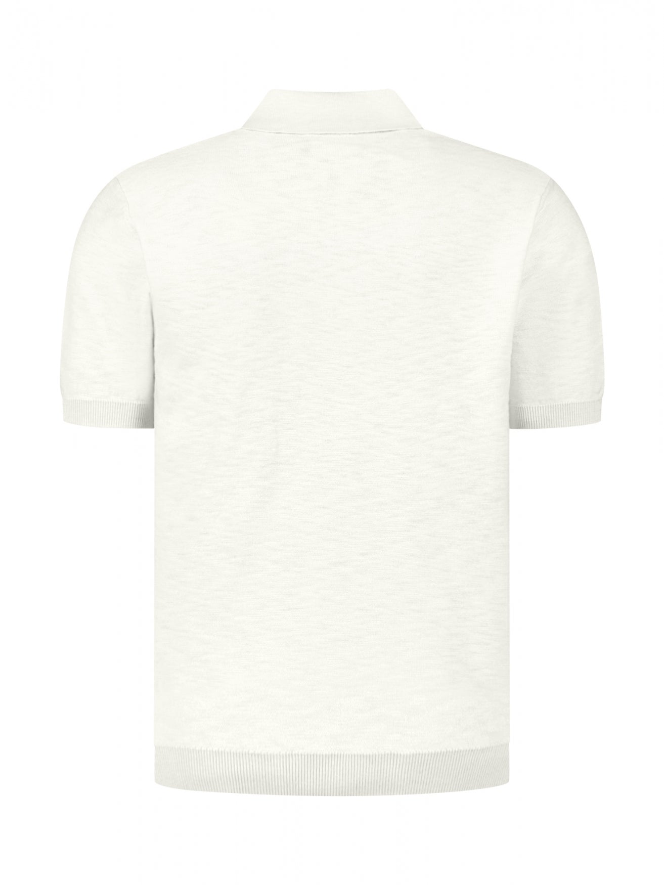 Strick-Slub-Poloshirt mit Knöpfen | Kit