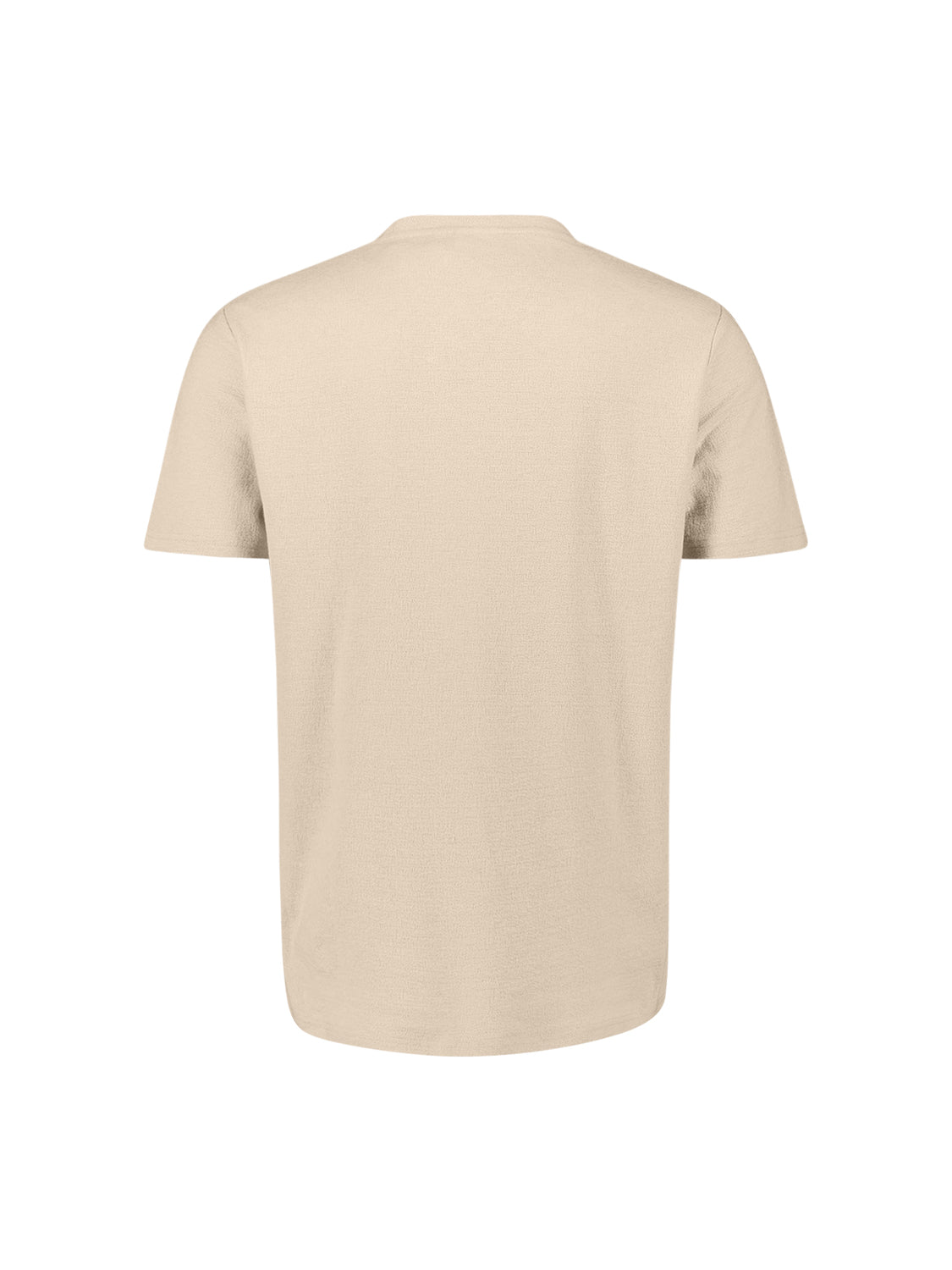 Plain T-shirt with a round neck | Desert