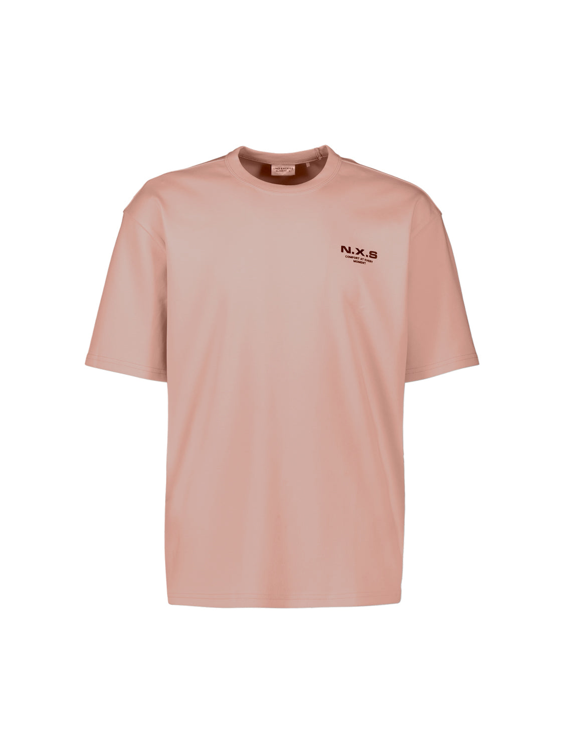 Schweres T-Shirt mit Rundhalsausschnitt. | Light Mauve