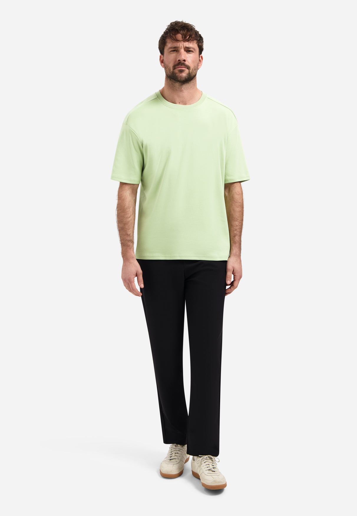 Interlock-T-Shirt mit Rundhalsausschnitt | Green