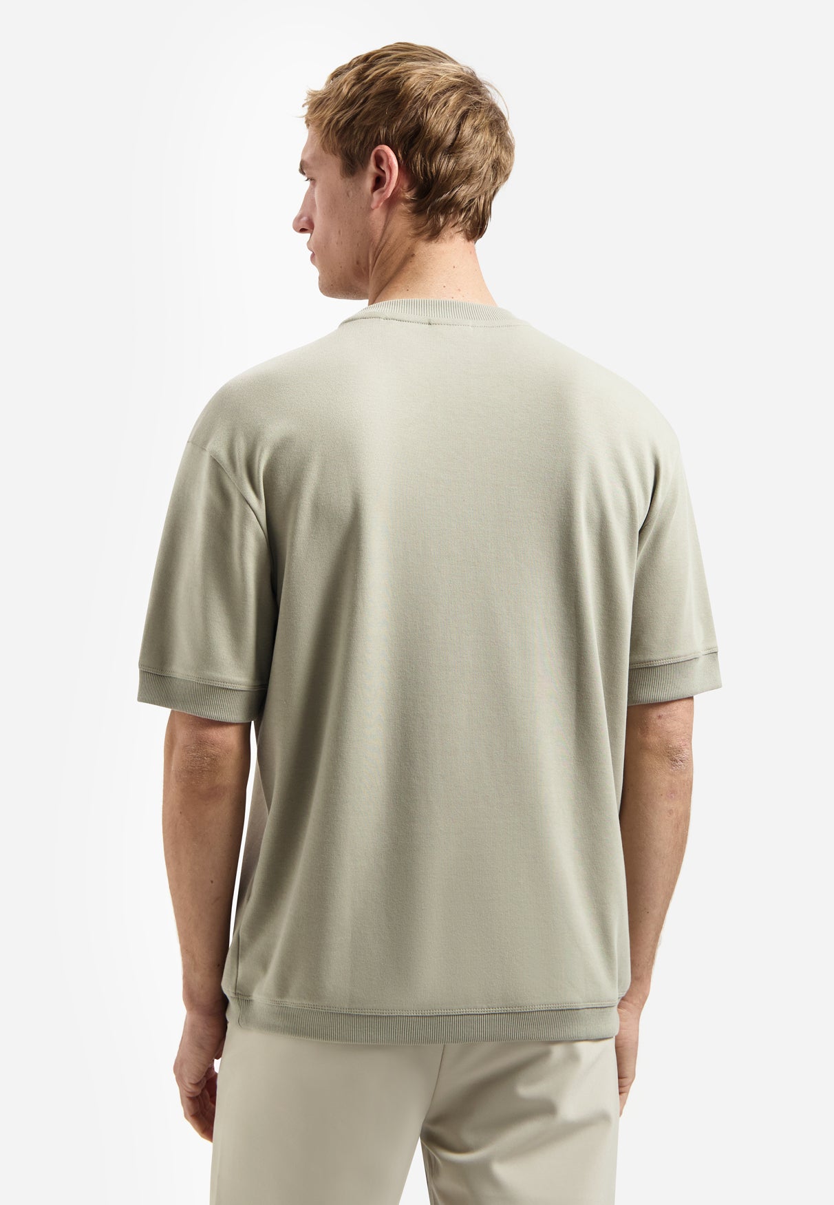 Interlock-Sweatshirt-T-Shirt | Taupe