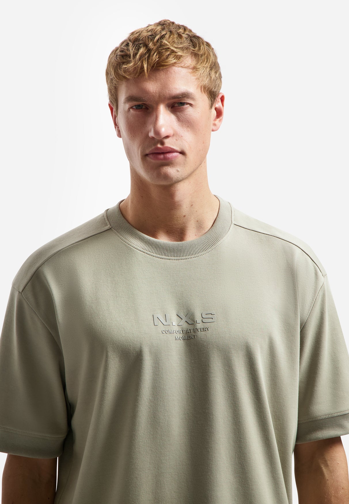 Interlock-Sweatshirt-T-Shirt | Taupe
