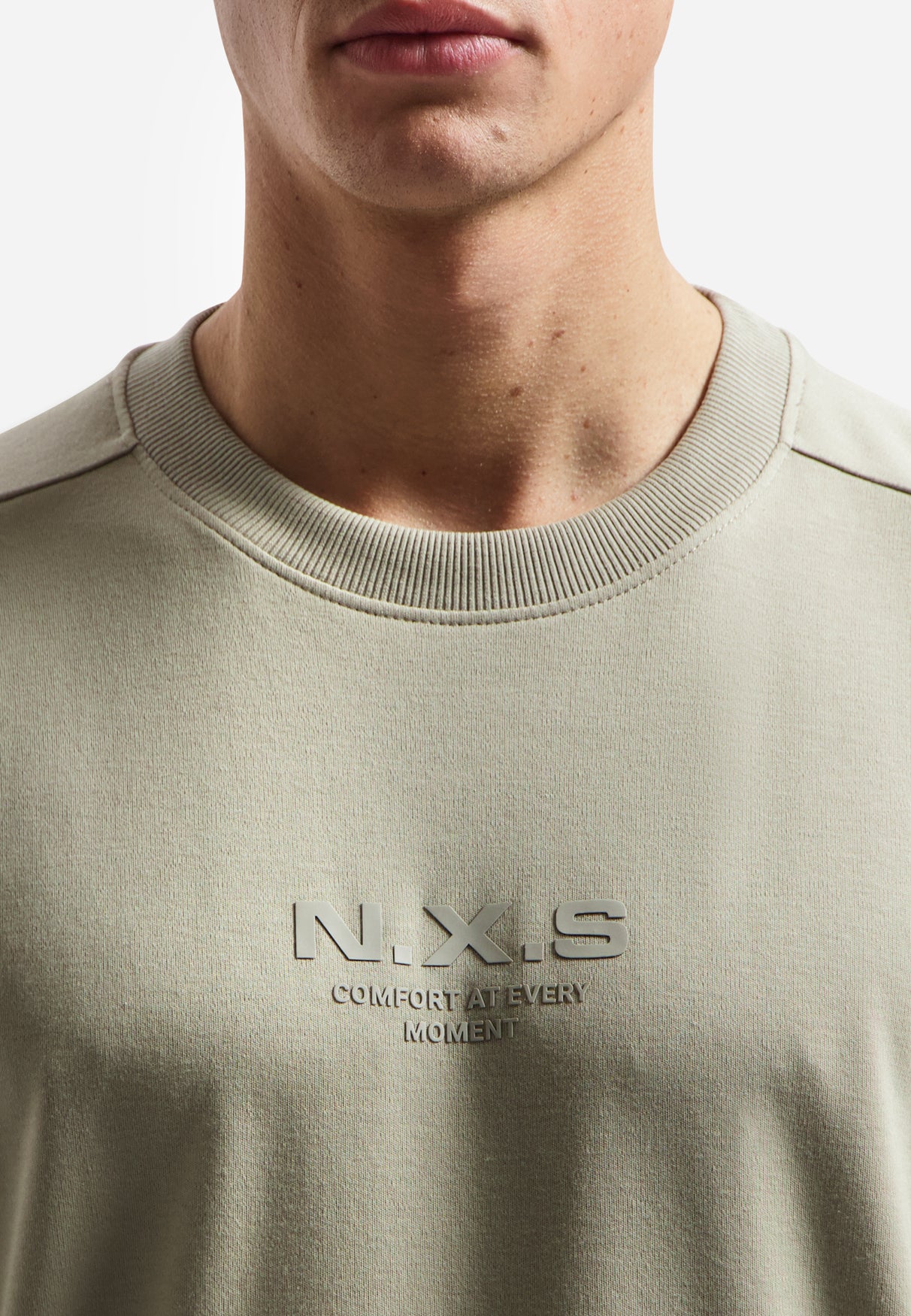 Interlock-Sweatshirt-T-Shirt | Taupe