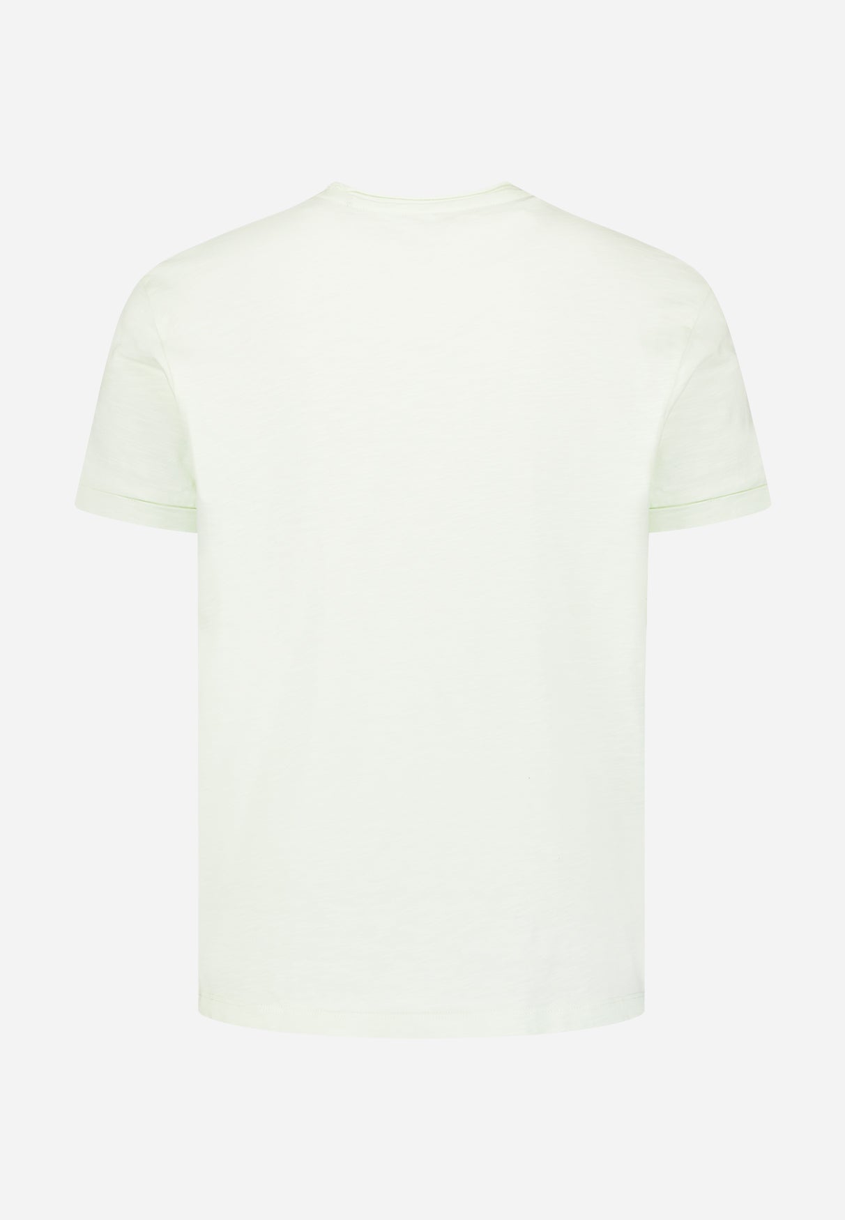 Slub-T-Shirt mit Rundhalsausschnitt | Seagreen