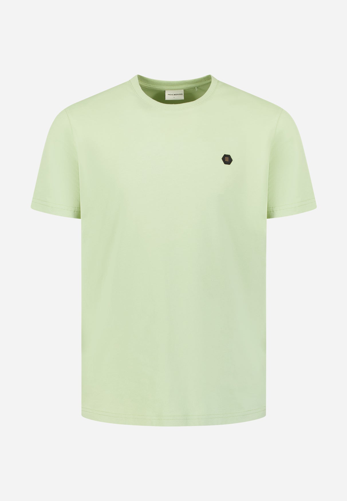 Peached-T-Shirt mit Rundhalsausschnitt | Green