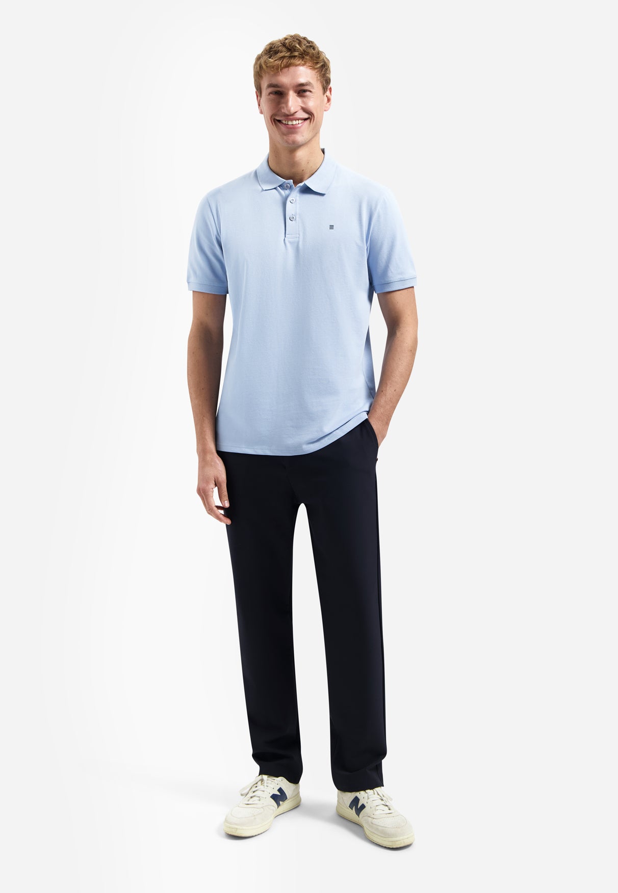 Basic-Poloshirt | Blue