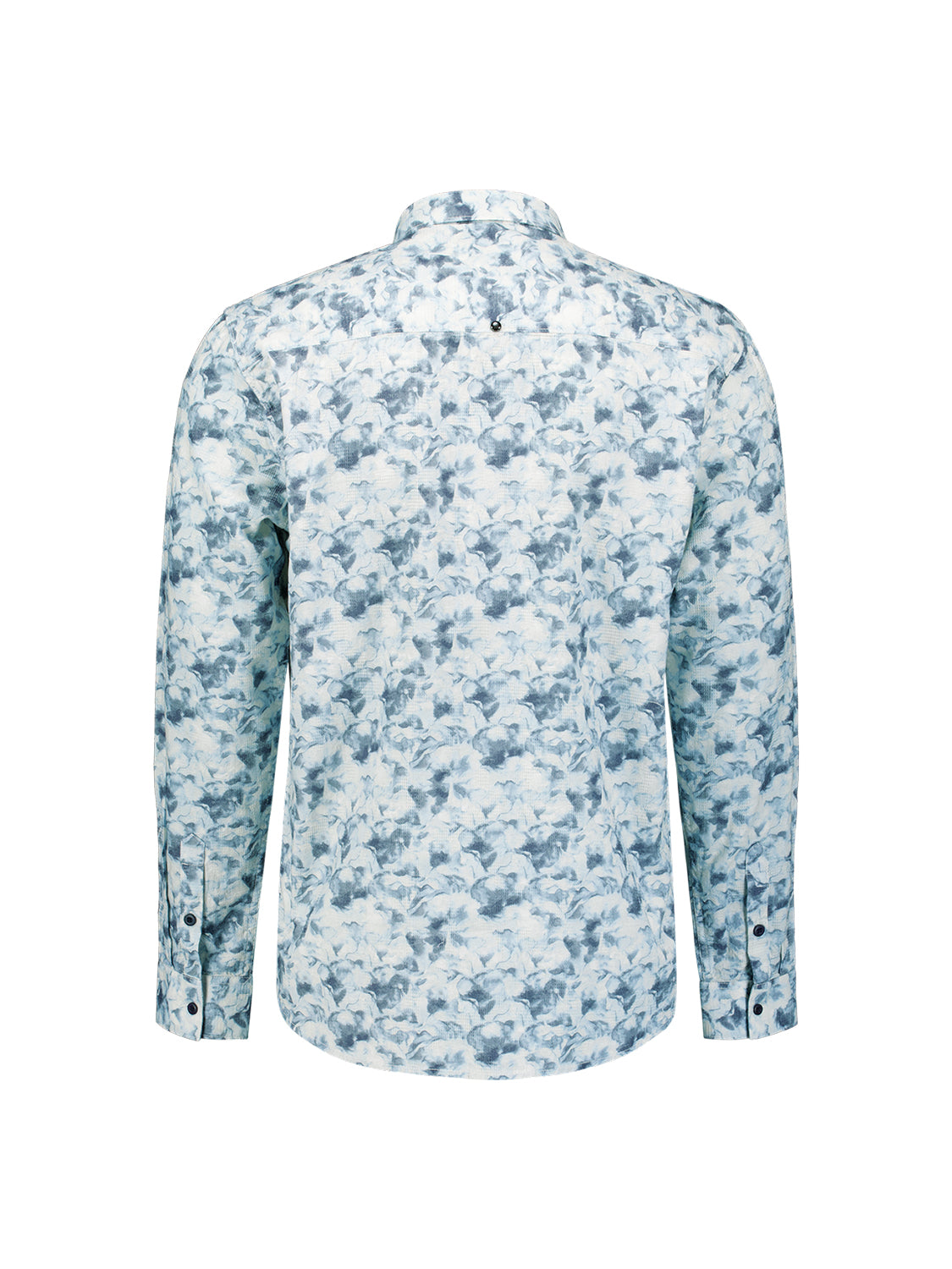 Hemd mit Blumenprint | Blue