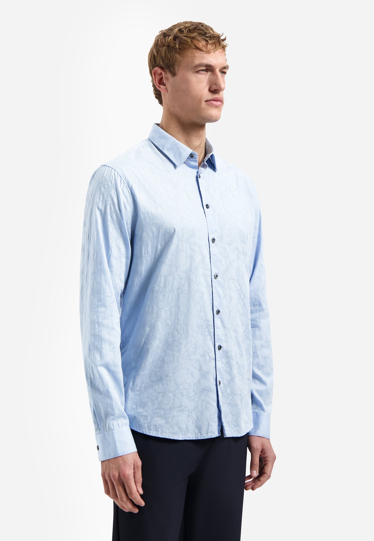 Jacquard shirt | Blue