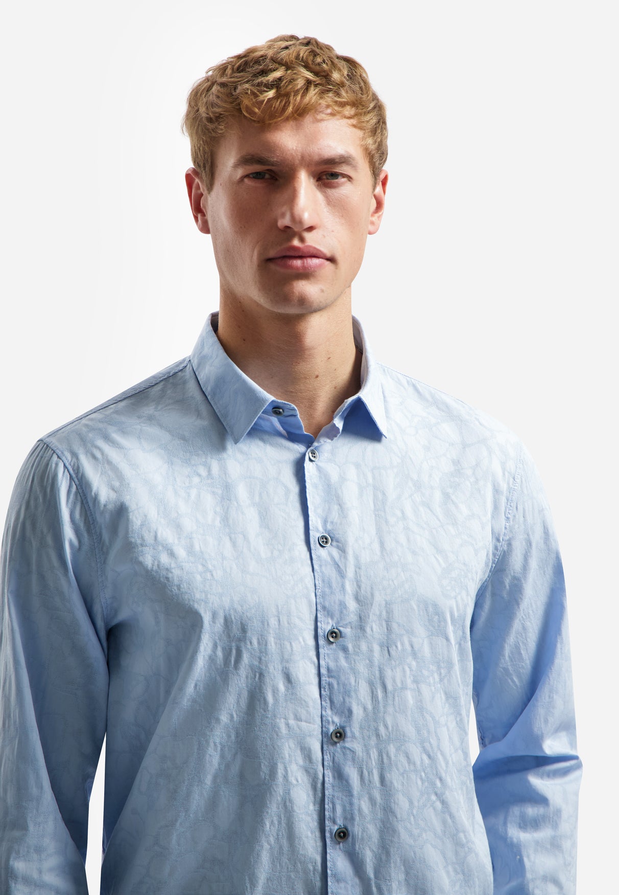 Jacquard shirt | Blue