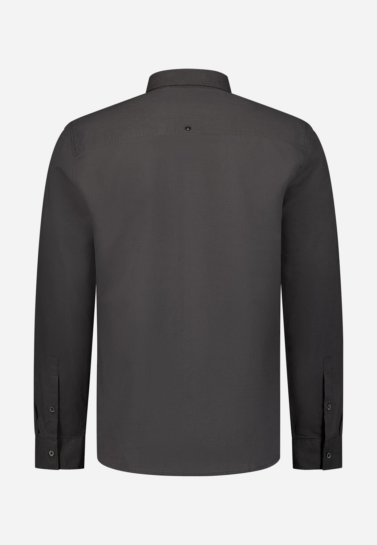 Hemd aus Leinenmischung | Dark Steel