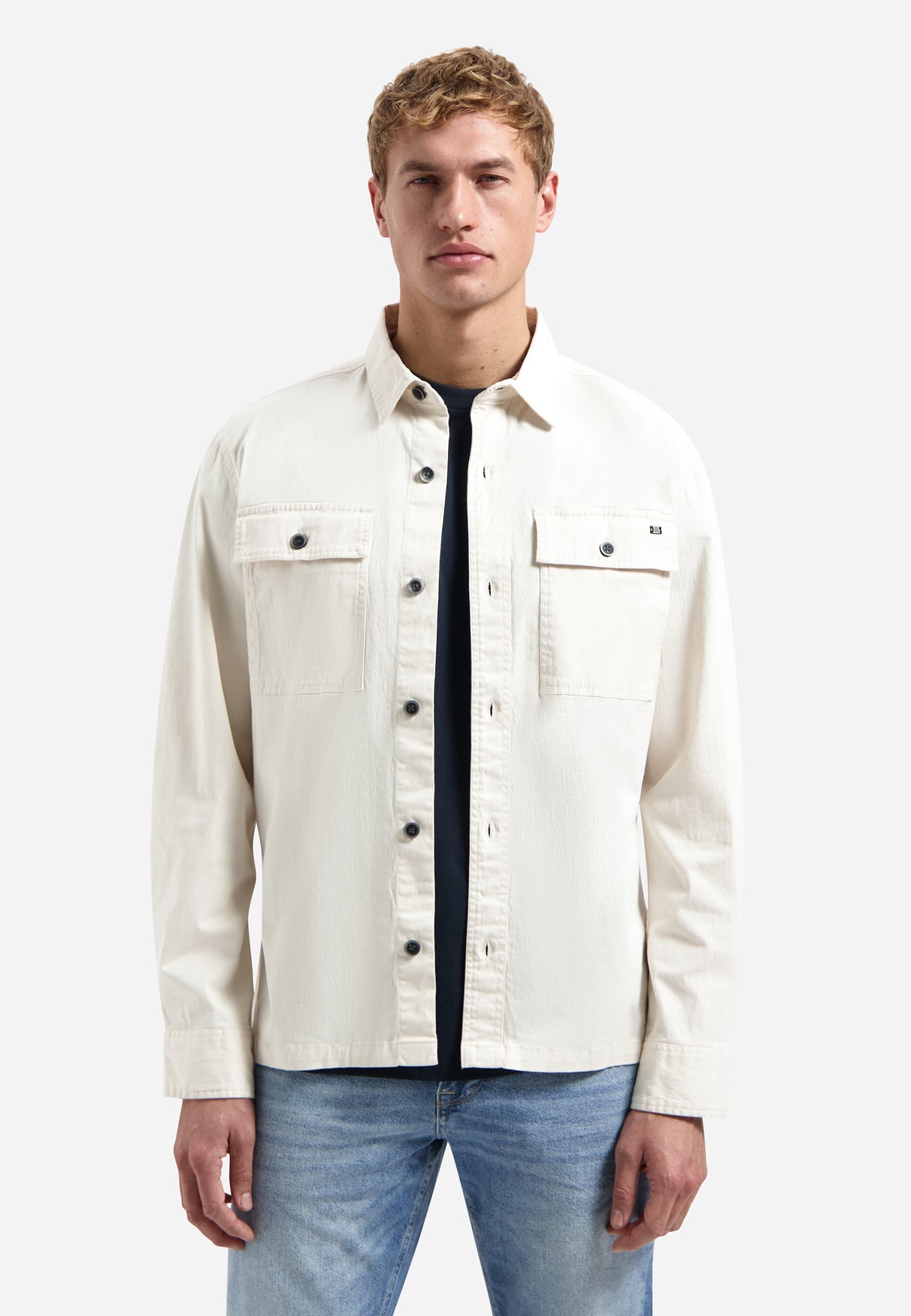 Twill stretch overshirt | Kit
